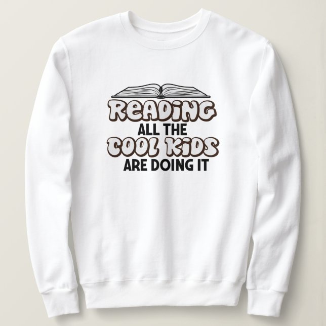 Sudadera Leer la camiseta de Lover (Anverso del diseño)