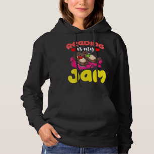 Sudadera Leer la lectura de orugas de los profesores es mi