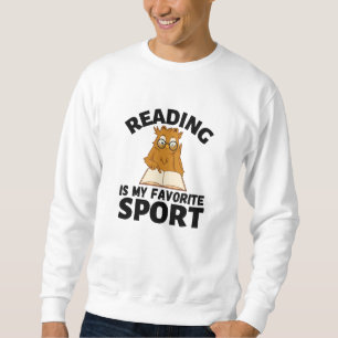 Sudadera Leer libros de búho es mi deporte favorito
