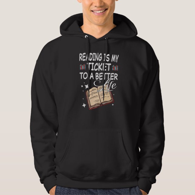 Sudadera Leer libros de literatura libros Los lectores de l (Anverso)