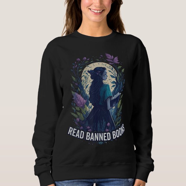 Sudadera Leer libros prohibidos (Anverso)