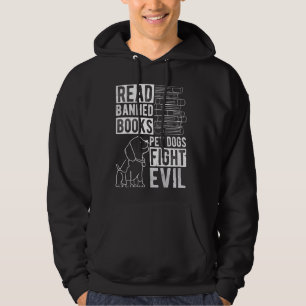 Sudadera Leer Libros Prohibidos MASCOTAS PERROS COMBATIR MA