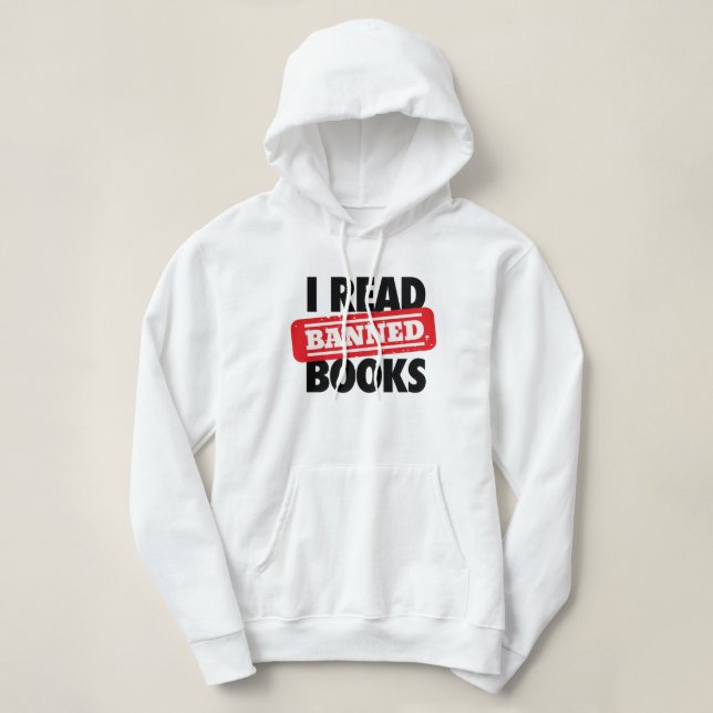Sudadera Leer libros prohibidos Sweatshirt Hoodie (Diseño del anverso)