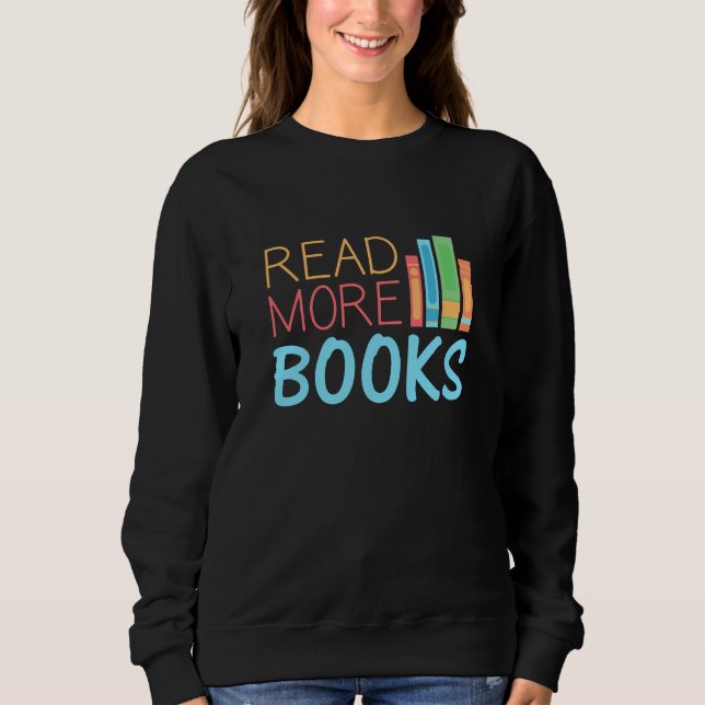 Sudadera Leer más libros (Anverso)