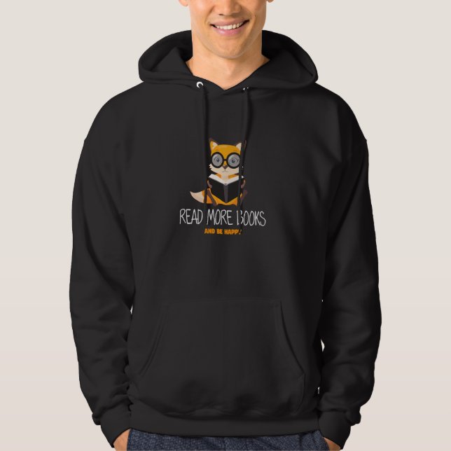 Sudadera Leer Más Libros Del Libro Fox Para Lectores Jóvene (Anverso)