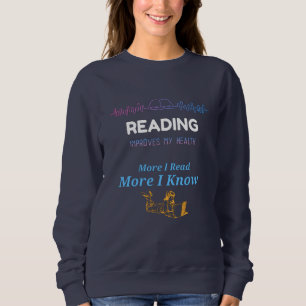 Sudadera Leer mejora mi salud