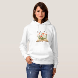 Sudadera Leer y florecer la casa femenina