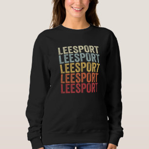Sudadera Leesport Pennsylvania Leesport PA Retro Vintage Te