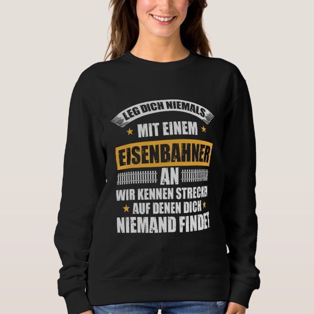 Sudadera Leg Dich Niemal Mit Einer Rahnner Una Idea (Anverso)