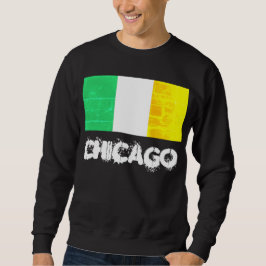 Sudadera Legado de Chicago Irlanda con bandera irlandesa