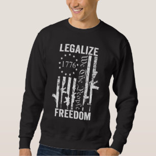 Sudadera Legalizar la libertad 2ª enmienda a los derechos d