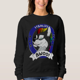 Sudadera Legalize Awoo Gay Orde Furry Fandom Fursuiting Co