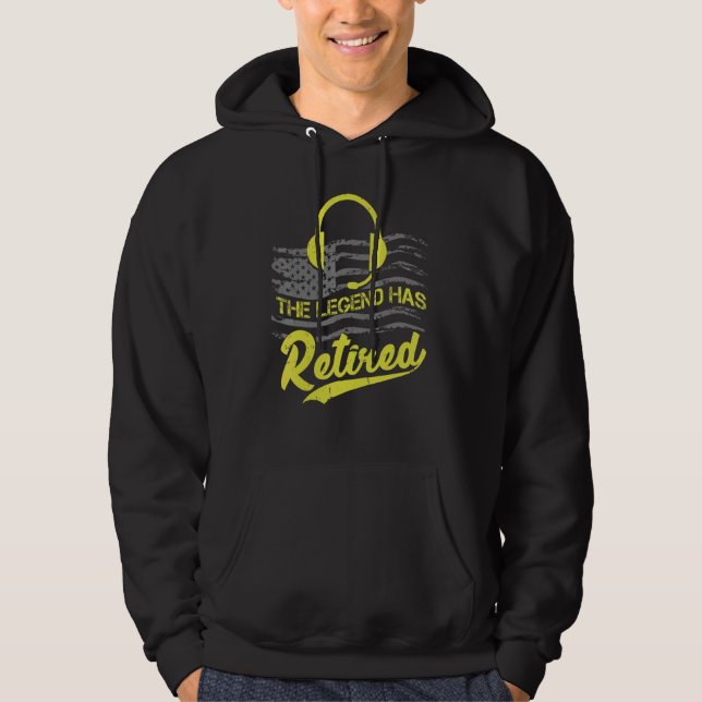 Sudadera Legend 911 Dispatcher Retired Retirement (Anverso)