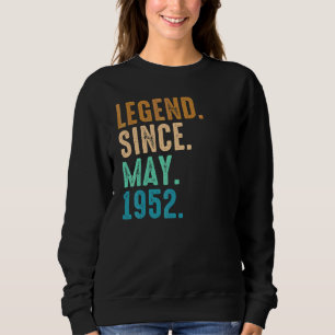 Sudadera Legend de 70 años desde mayo de 1952