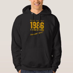 Sudadera Legend Nació en 1986. Celebración de la cosecha de