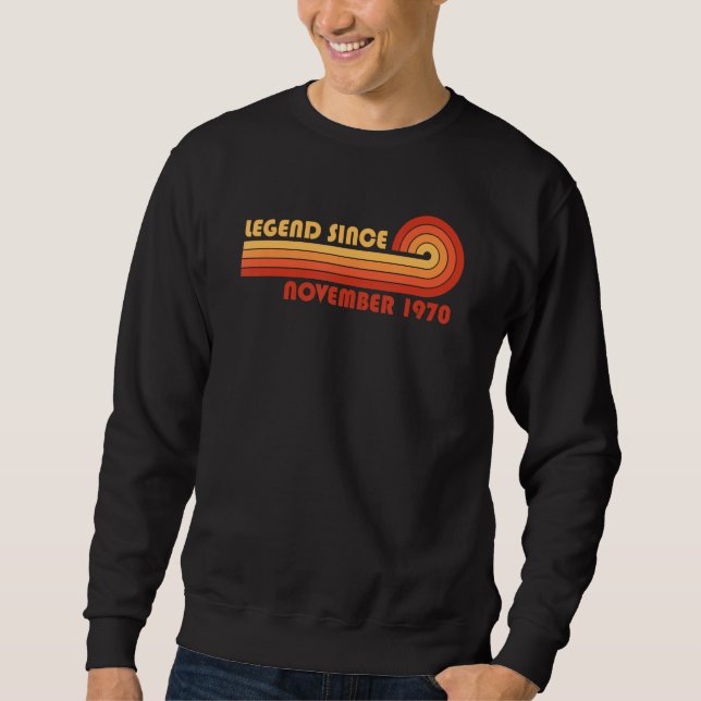 Sudadera Legend Since November 1970 (Anverso)