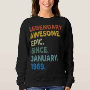 Sudadera Legendaria e impresionante épica desde el cumpleañ