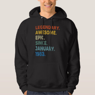 Sudadera Legendaria e impresionante épica desde el cumpleañ