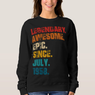 Sudadera Legendaria e impresionante épica desde julio de 19