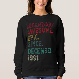 Sudadera Legendaria Epic Awaluz Desde Diciembre De 1991 Ret