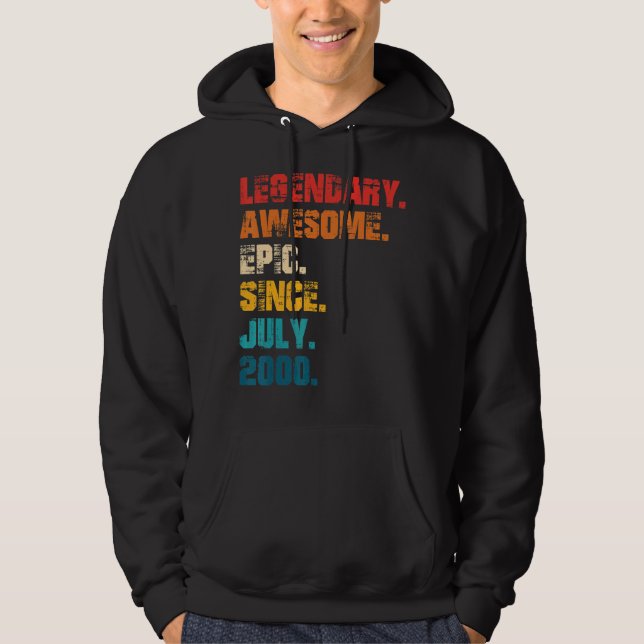 Sudadera Legendaria Epic Desde Julio De 2000 Estilo Retro (Anverso)