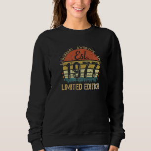 Sudadera Legendaria epopeya asombrosa desde 1977 45º nacimi