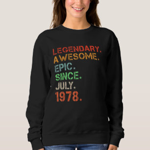 Sudadera Legendaria epopeya asombrosa desde el nacimiento r