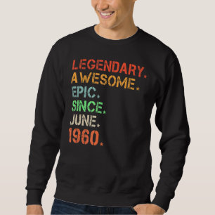 Sudadera Legendaria epopeya asombrosa desde el nacimiento r