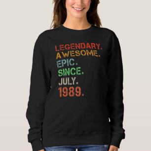 Sudadera Legendaria epopeya asombrosa desde el nacimiento r