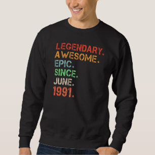 Sudadera Legendaria epopeya asombrosa desde el nacimiento r