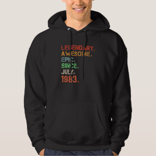 Sudadera Legendaria epopeya asombrosa desde el nacimiento r