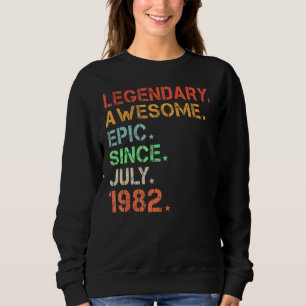 Sudadera Legendaria epopeya asombrosa desde el nacimiento r
