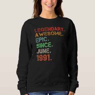 Sudadera Legendaria epopeya asombrosa desde el nacimiento r