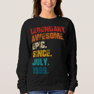 Sudadera Legendaria epopeya desde julio de 1999 estilo retr
