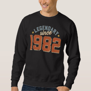 Sudadera Legendario desde 1982 Vintage 1982 40º cumpleaños