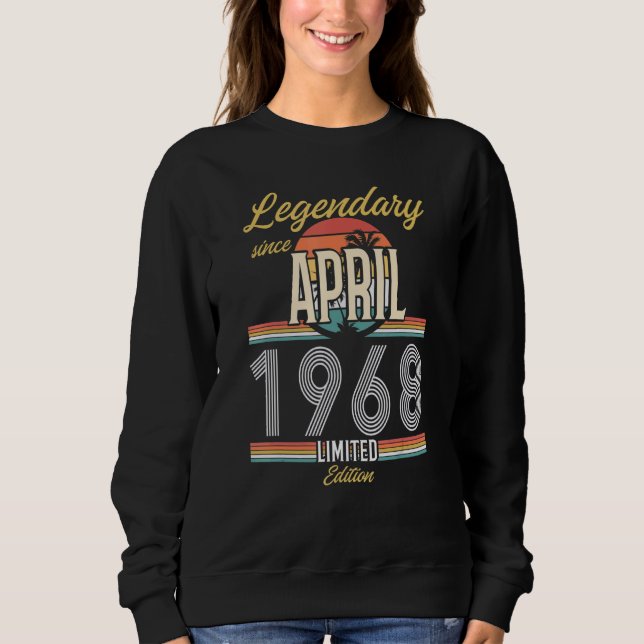 Sudadera Legendario desde abril de 1968 Vintage (Anverso)