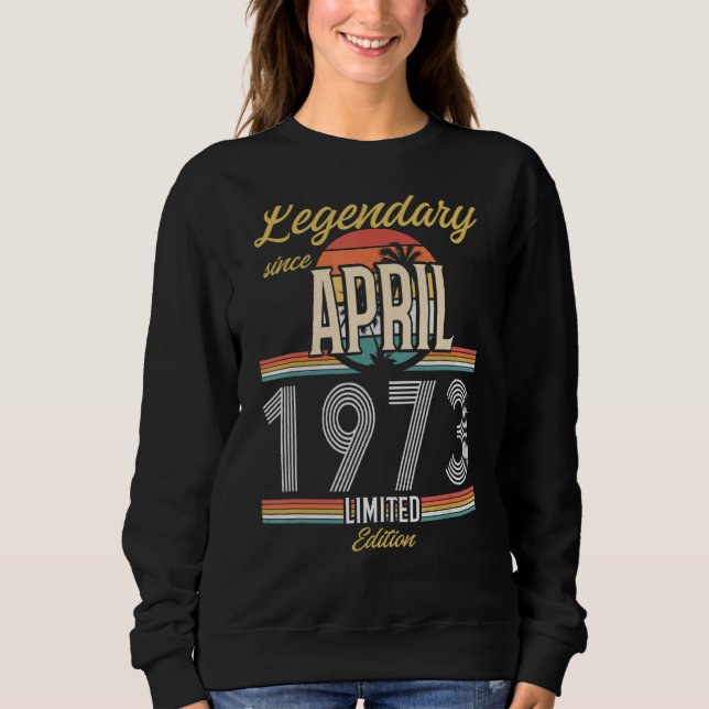 Sudadera Legendario desde abril de 1973 (Anverso)