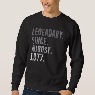Sudadera Legendario desde agosto de 1977 45ª cosecha de cum