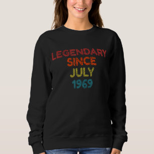 Sudadera Legendario desde el cumpleaños retro de julio de 1