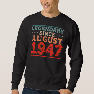 Sudadera Legendario desde julio de 1947 nacido en los años