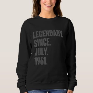 Sudadera Legendario desde julio de 1961 61 años