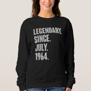 Sudadera Legendario desde julio de 1964 58 años