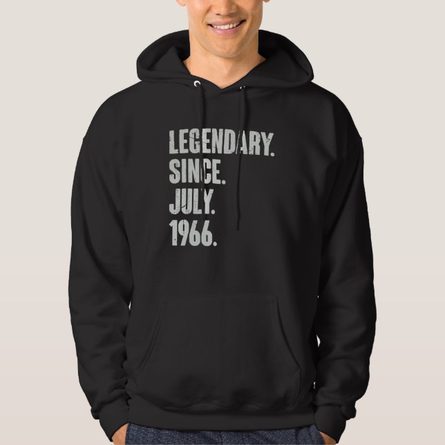 Sudadera Legendario desde julio de 1966 56 años (Anverso)