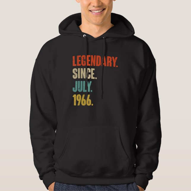 Sudadera Legendario desde julio de 1966 56 años (Anverso)