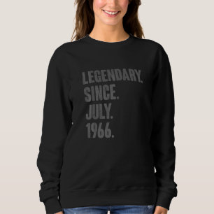 Sudadera Legendario desde julio de 1966 56 años de edad 56º