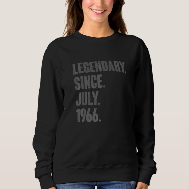 Sudadera Legendario desde julio de 1966 56 años de edad 56º (Anverso)