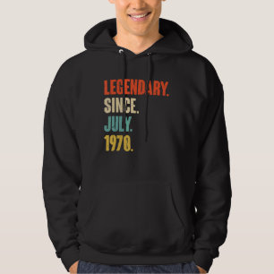 Sudadera Legendario desde julio de 1970 52 años