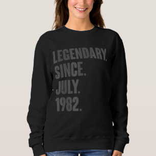 Sudadera Legendario desde julio de 1982 40 años