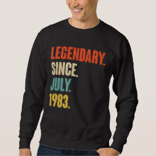 Sudadera Legendario desde julio de 1983: 39 años