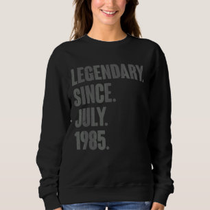 Sudadera Legendario desde julio de 1985 37 años